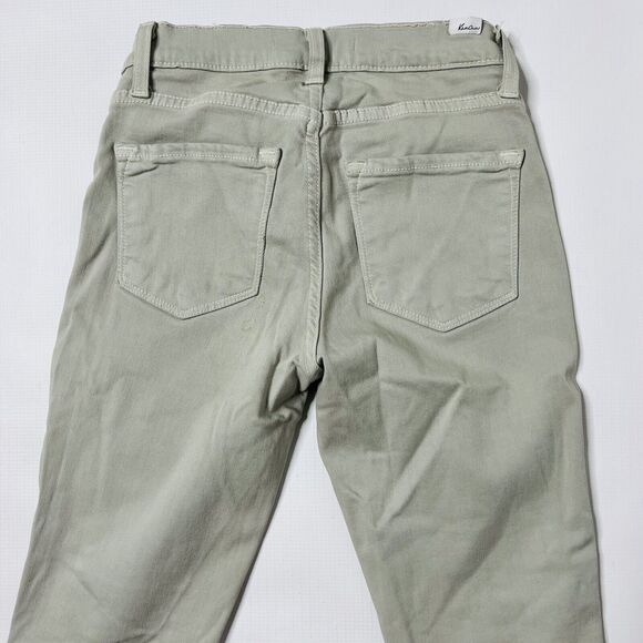 KanCan Moto Jeans Women's Size 24x29 Skinny, Sage Green, Low Rise - Picture 10 of 13